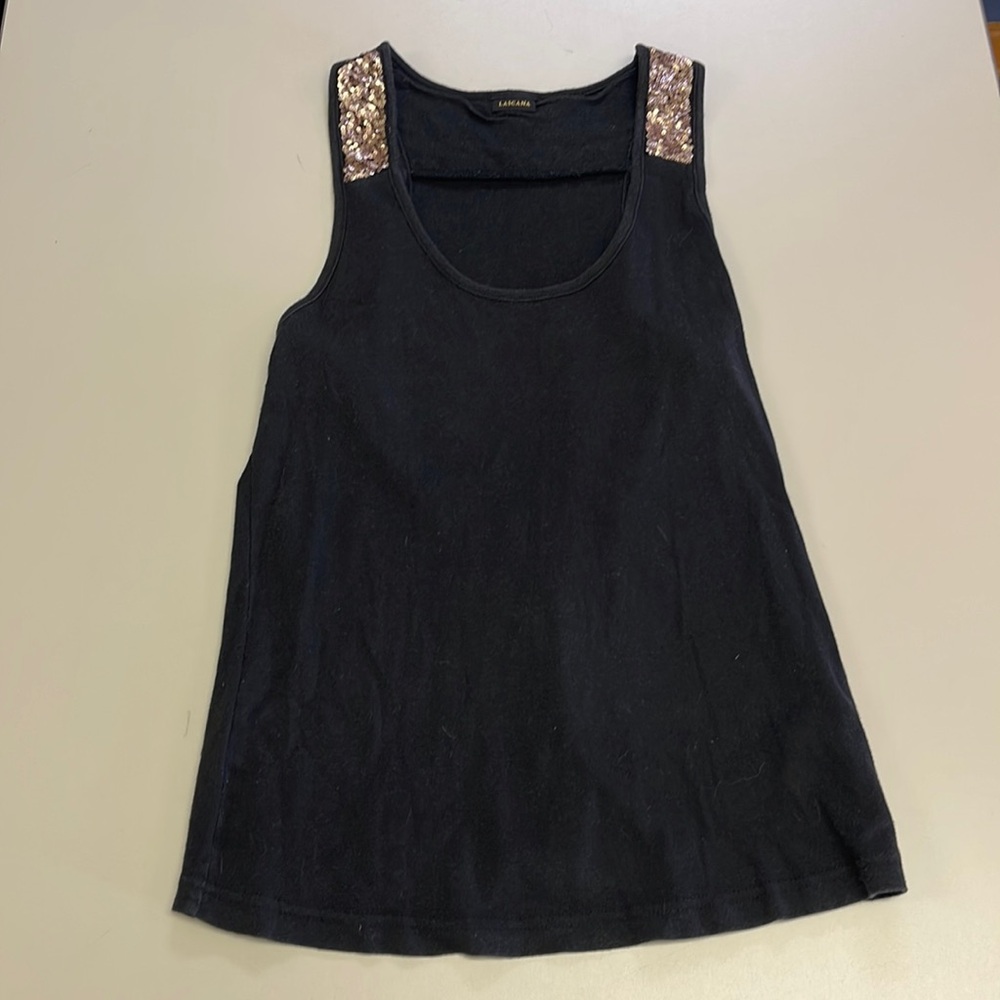 Sequin tank size large